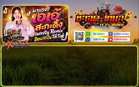 ภาพตัวอย่าง เพลงจีน + เอเอ้สะกะดุ้งกะดิ้ง คาราโอเกะ - น้ำทิพย์ กุสุมา [ทีมออดิโอหน่วยที่ 4]