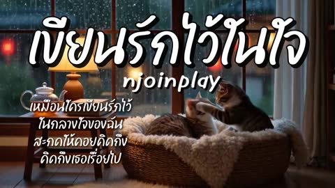 ภาพตัวอย่าง เขียนรักไว้ในใจ - NJoinPlay (เนื้อเพลง)